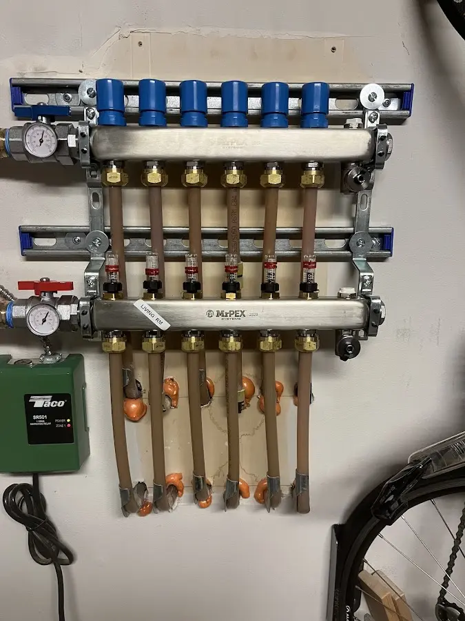 Plumber performing Leak Detection at a residential property in The Villages